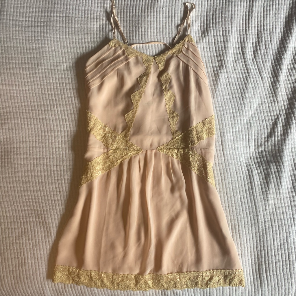 Urban Outfitters Pink Slip Dress